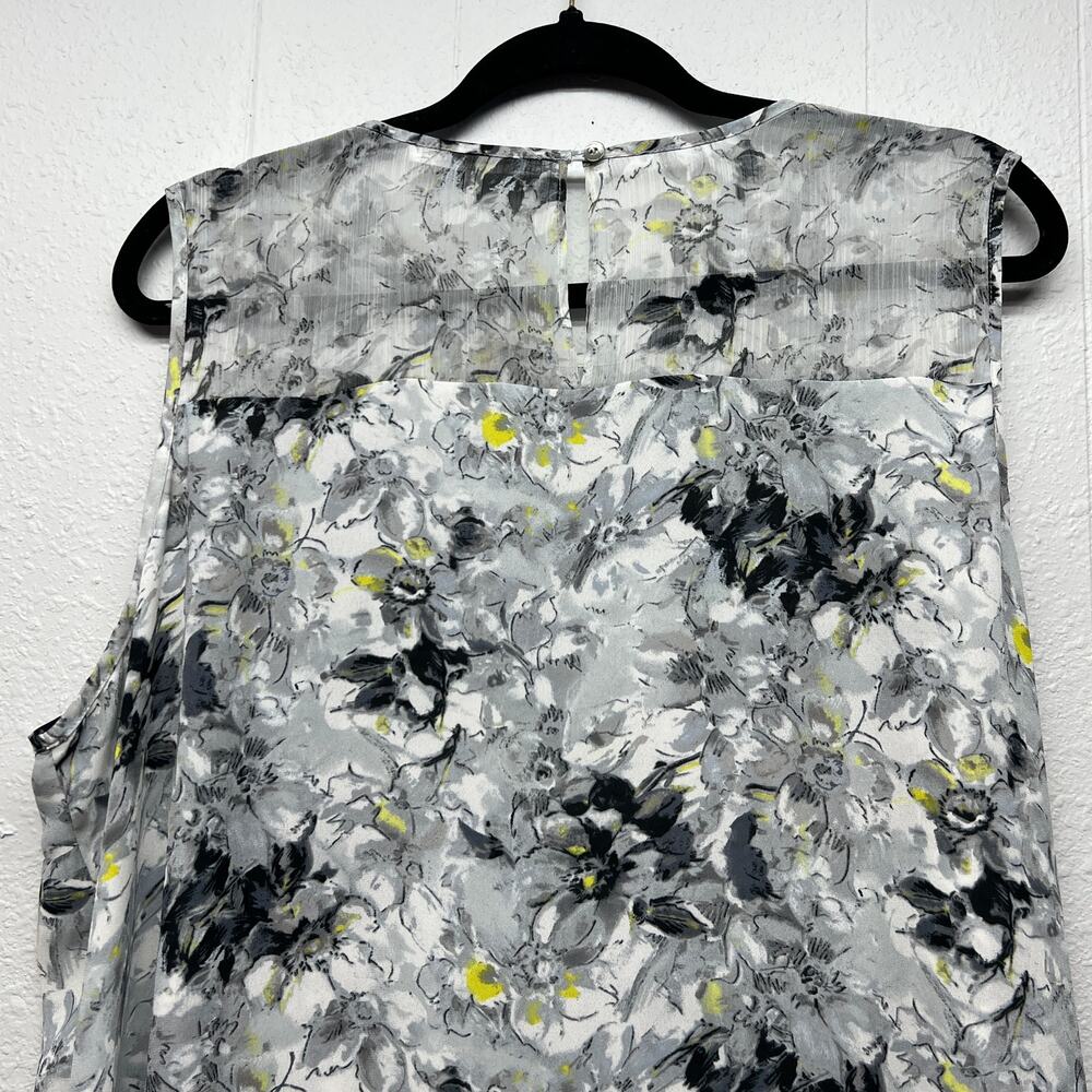 Violet & Claire Top Women 2X Sheer Lightweight Dark Floral Fairy Relaxed Comfort - Picture 6 of 13